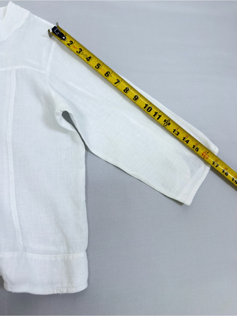 Lands Downunder White Linen Jacket Button Front Italy Women’s S - Picture 7 of 7